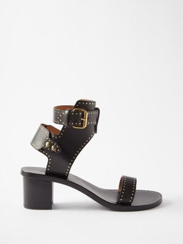 Isabel Marant - Jaeryn 50 Leather Sandals - Womens - Black