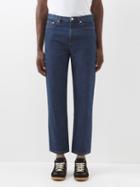 A.p.c. - Martin Cropped Slim-leg Jeans - Mens - Indigo