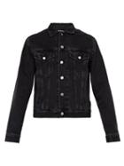 Matchesfashion.com Balenciaga - Washed Denim Jacket - Mens - Black