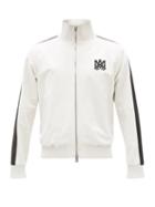 Matchesfashion.com Amiri - M.a. Logo-appliqu Plong-leather Track Jacket - Mens - White