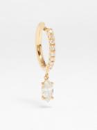 Anita Ko - Diamond Drop Diamond & 18kt Gold Single Earring - Womens - Gold Multi