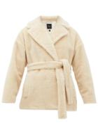Matchesfashion.com Weekend Max Mara - Ramino Double-breasted Virgin Wool-blend Coat - Womens - Ivory