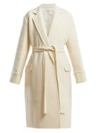Matchesfashion.com Helmut Lang - Longline Virgin Wool Coat - Womens - Ivory