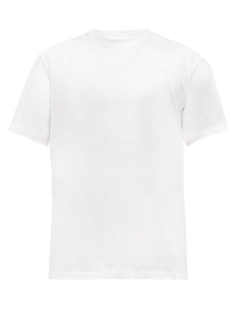 Y-3 - Logo-print Cotton-jersey T-shirt - Mens - White