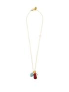 Matchesfashion.com Lizzie Fortunato - Oasis Coral, Aquamarine & Gold-plated Necklace - Womens - Coral