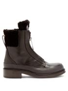 Matchesfashion.com Chlo - Roy Shearling-lined Leather Boots - Womens - Black