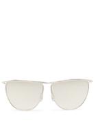 Matchesfashion.com Celine Eyewear - Cat Eye Metal Sunglasses - Womens - Gold
