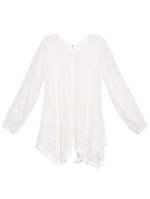 Zimmermann Henna Floating Silk Top