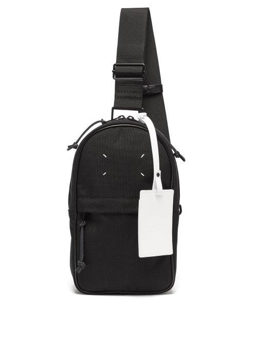 Matchesfashion.com Maison Margiela - Four-stitches Canvas Cross-body Bag - Mens - Black