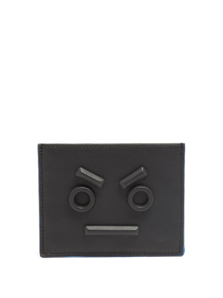 Fendi No Words Leather Cardholder