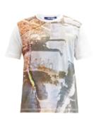 Matchesfashion.com Junya Watanabe - X Stephen Gill & Will Self Cotton-jersey T-shirt - Mens - Grey Multi