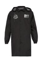 Matchesfashion.com 7 Moncler Fragment - Logo Print Hooded Jacket - Mens - Black