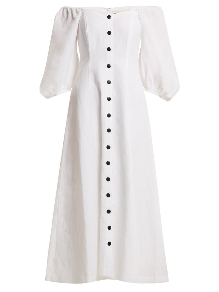 Mara Hoffman Mika Off-the-shoulder A-line Dress