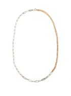 Yvonne Lon - 18kt White, Yellow And Rose-gold Chain Necklace - Womens - Multi