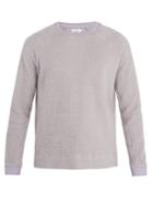 Fanmail Crew-neck Sherpa-fleece Cotton Sweatshirt
