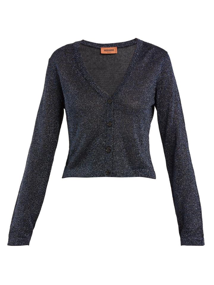 Missoni V-neck Cropped Cardigan