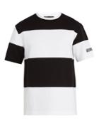 Calvin Klein 205w39nyc Bi-colour Striped Cotton-jersey T-shirt