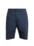 Stone Island Striped-hem Stretch-cotton Shorts