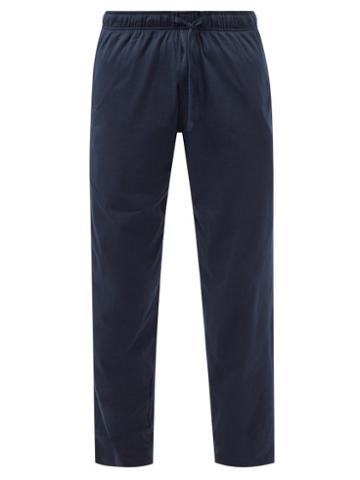 Schiesser - Cotton Pyjama Trousers - Mens - Navy