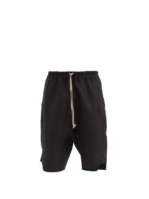 Matchesfashion.com Rick Owens - Drawstring-waist Ripstop Shorts - Mens - Black