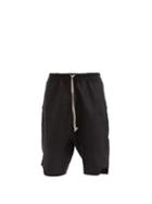 Matchesfashion.com Rick Owens - Drawstring-waist Ripstop Shorts - Mens - Black