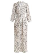 Matchesfashion.com Wiggy Kit - St Germain Silk Dress - Womens - White Multi