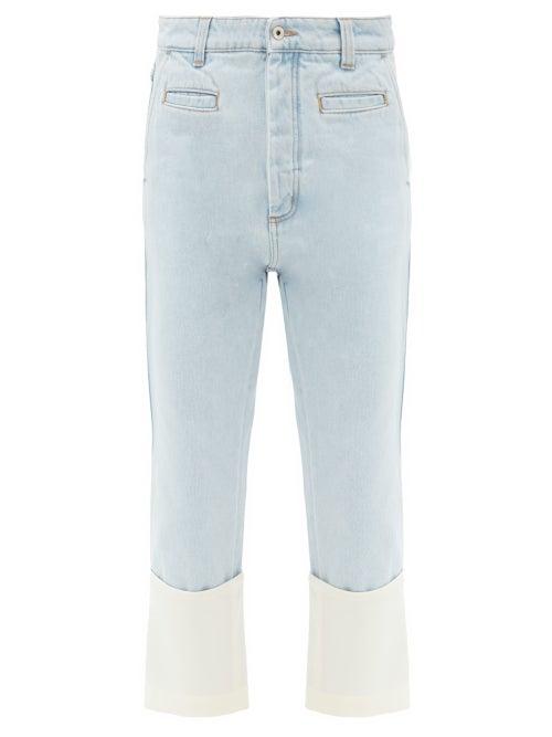 Matchesfashion.com Loewe - Fisherman Turn-up Jeans - Womens - Denim