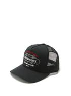 Matchesfashion.com Amiri - Les Amoreux-embroidered Cotton & Mesh Trucker Hat - Mens - Black