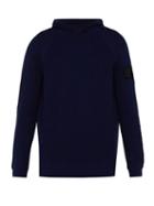Matchesfashion.com Stone Island Shadow Project - Logo Patch Cotton Hooded Sweatshirt - Mens - Blue