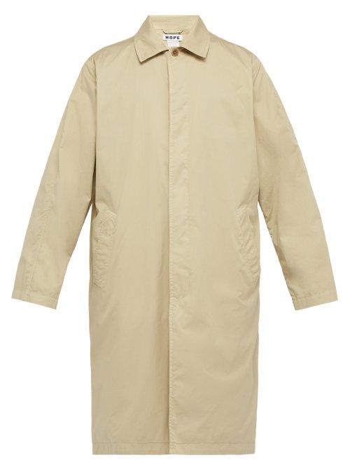 Matchesfashion.com Hope - Loose Stretch Cotton Twill Coat - Mens - Beige