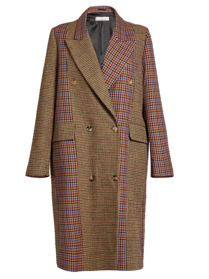 Golden Goose Deluxe Brand Nina Double-breasted Checked Coat