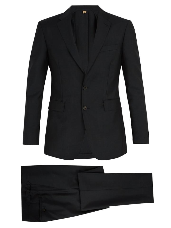 Burberry Soho Single-breasted Wool-blend Jacket
