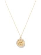 Matchesfashion.com Mateo - Cancer Large Diamond & 14kt Gold Zodiac Necklace - Womens - Yellow Gold