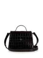 Elizabeth And James Eloise Mini Crocodile-effect Leather Bag