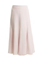 Matchesfashion.com Gabriela Hearst - Amy A Line Midi Skirt - Womens - Light Pink