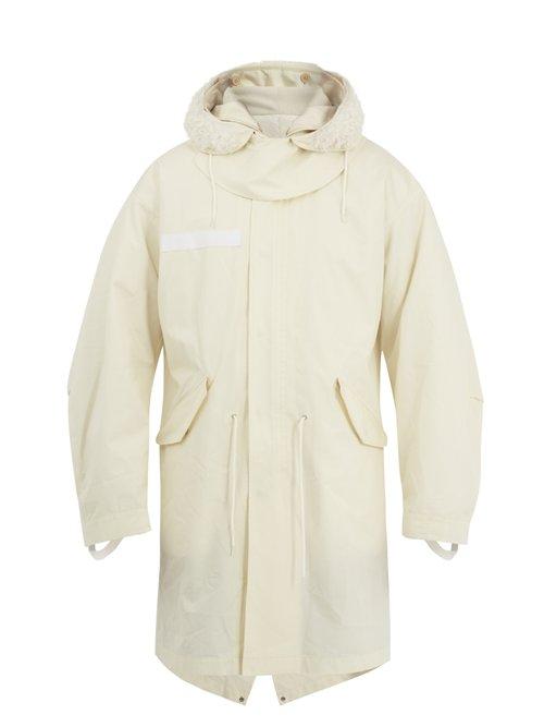 Matchesfashion.com Helmut Lang - Hooded 1998 Parka - Mens - White