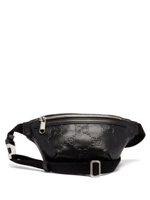 Mens Bags Gucci - Gg Tennis Leather Cross-body Bag - Mens - Black