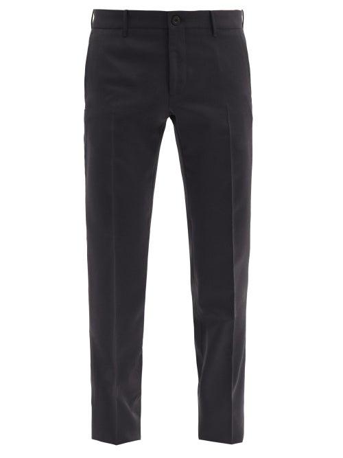 Matchesfashion.com Incotex - Urban Traveller Wool-blend Trousers - Mens - Navy