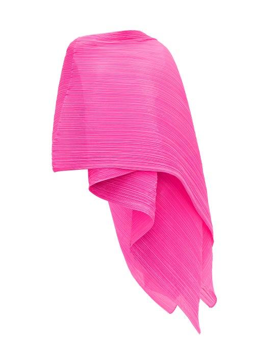 Matchesfashion.com Pleats Please Issey Miyake - Madame Pleated Scarf - Womens - Pink