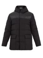 Bottega Veneta Hooded Intrecciato Leather-trim Quilted Down Coat
