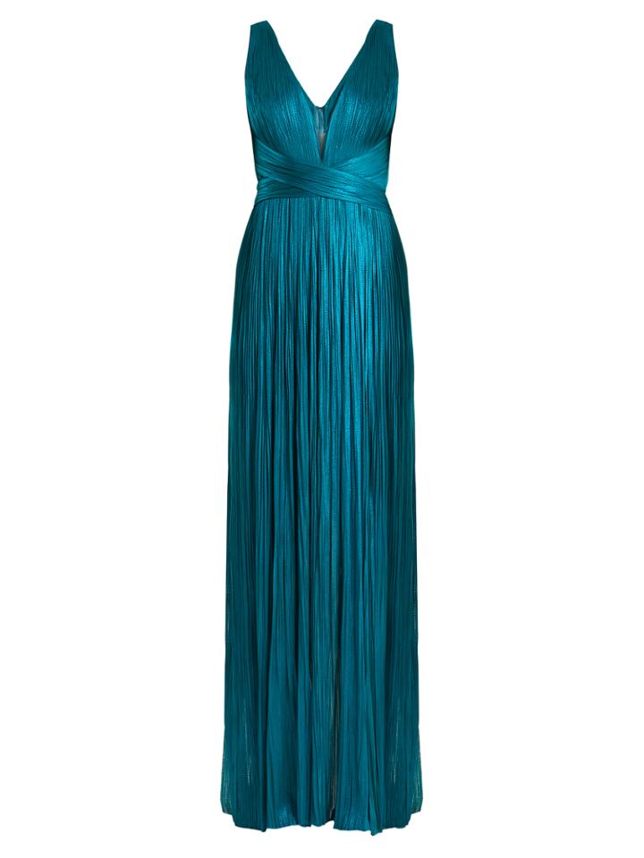 Maria Lucia Hohan Celeste V-neck Silk-tulle Gown