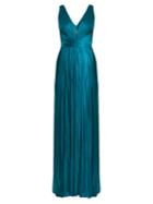 Maria Lucia Hohan Celeste V-neck Silk-tulle Gown