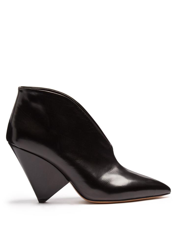 Isabel Marant Adenn Leather Ankle Boots