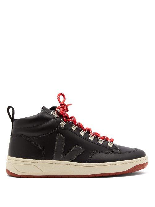 Matchesfashion.com Veja - Roraima Bastille Leather High Top Trainers - Womens - Black