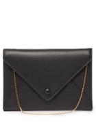 Matchesfashion.com The Row - Envelope Small Leather Clutch - Womens - Black