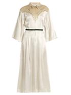 Toga Embellished Satin Dress