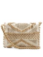 Antonello Tedde Suni Linen And Cotton-blend Cross-body Bag