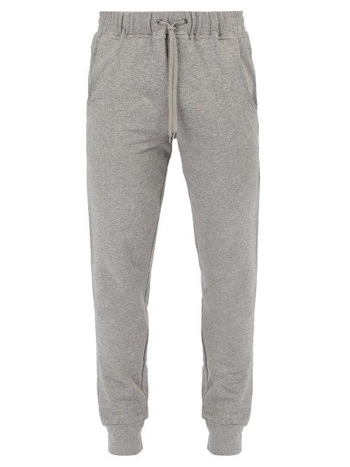 Matchesfashion.com Zimmerli - Stretch Cotton Track Pants - Mens - Grey