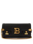 Balmain - B-buzz 23 Leather Shoulder Bag - Womens - Black