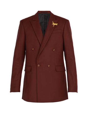 Ribeyron Double-breasted Wool-blend Blazer